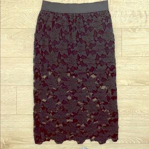 Free People lace skirt